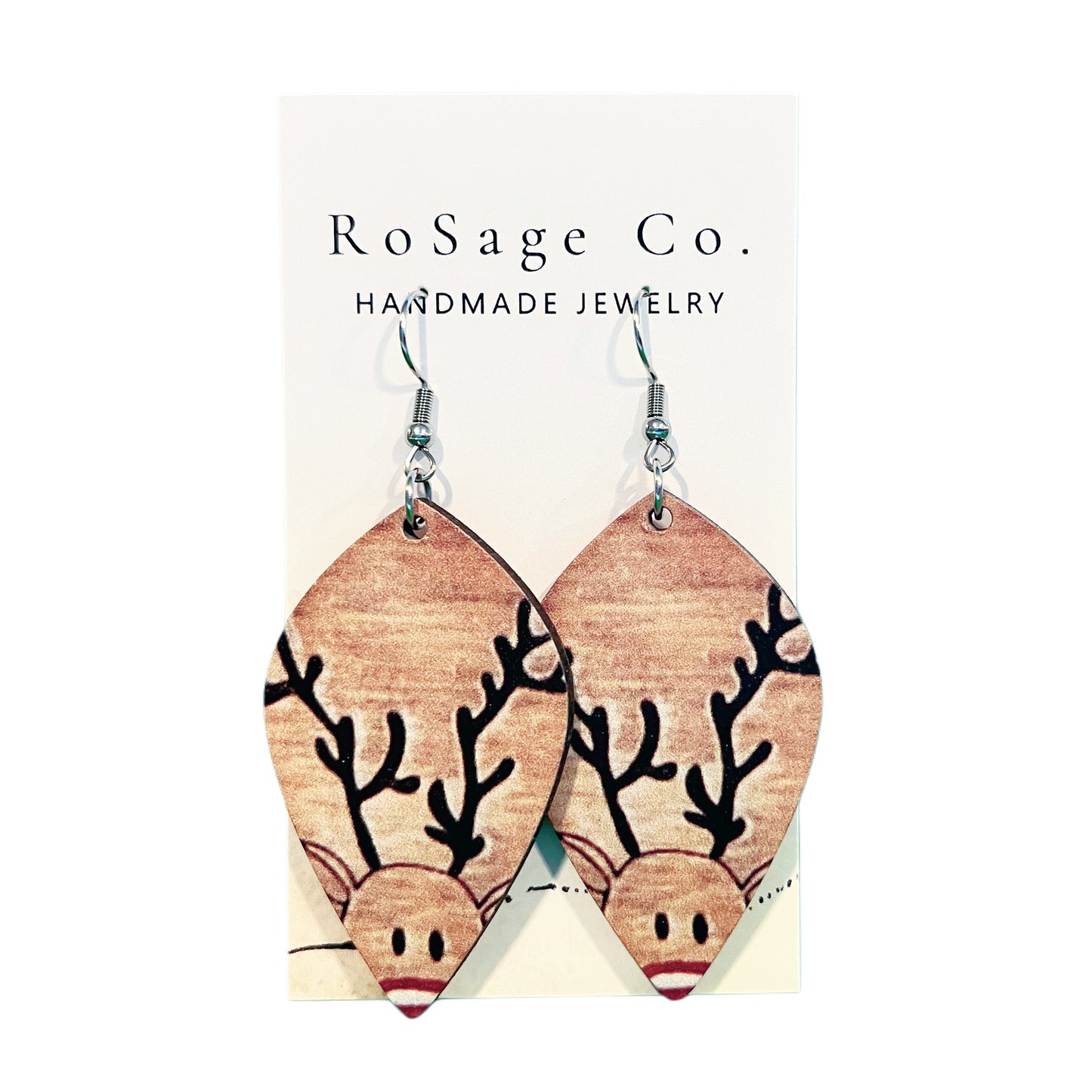 Rudolph Christmas Earrings