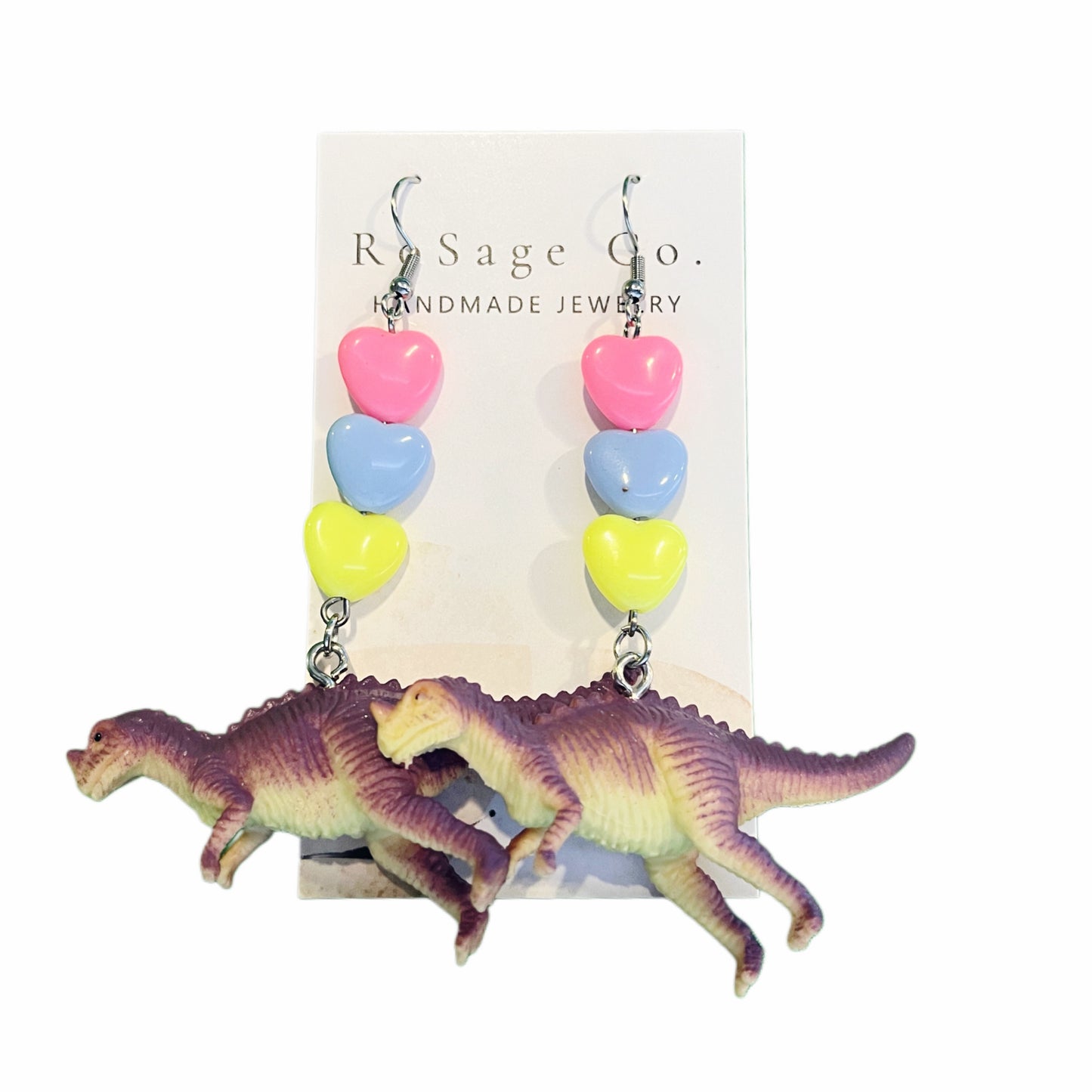 Meat Eater Dinosaur Earrings