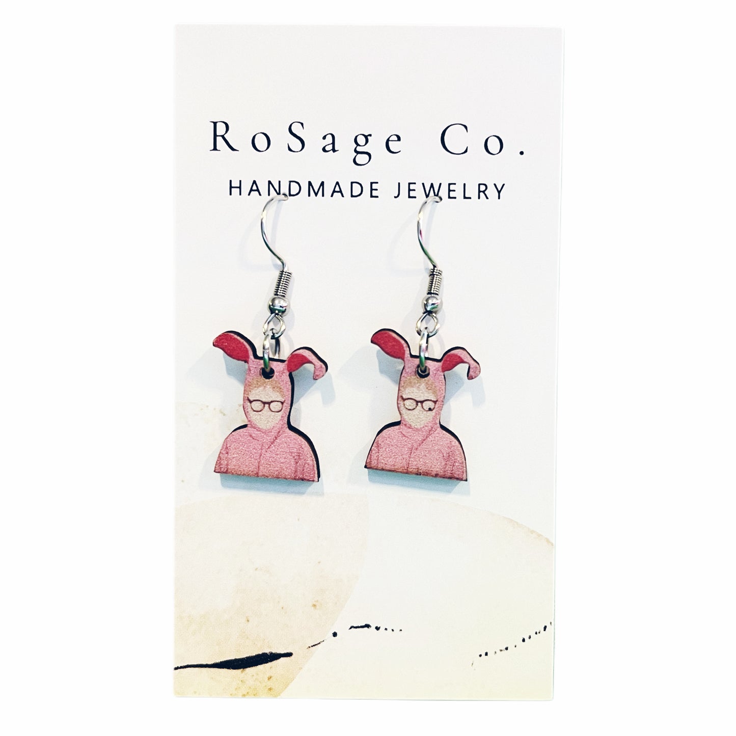 Ralphie from A Christmas Story Bust Earrings