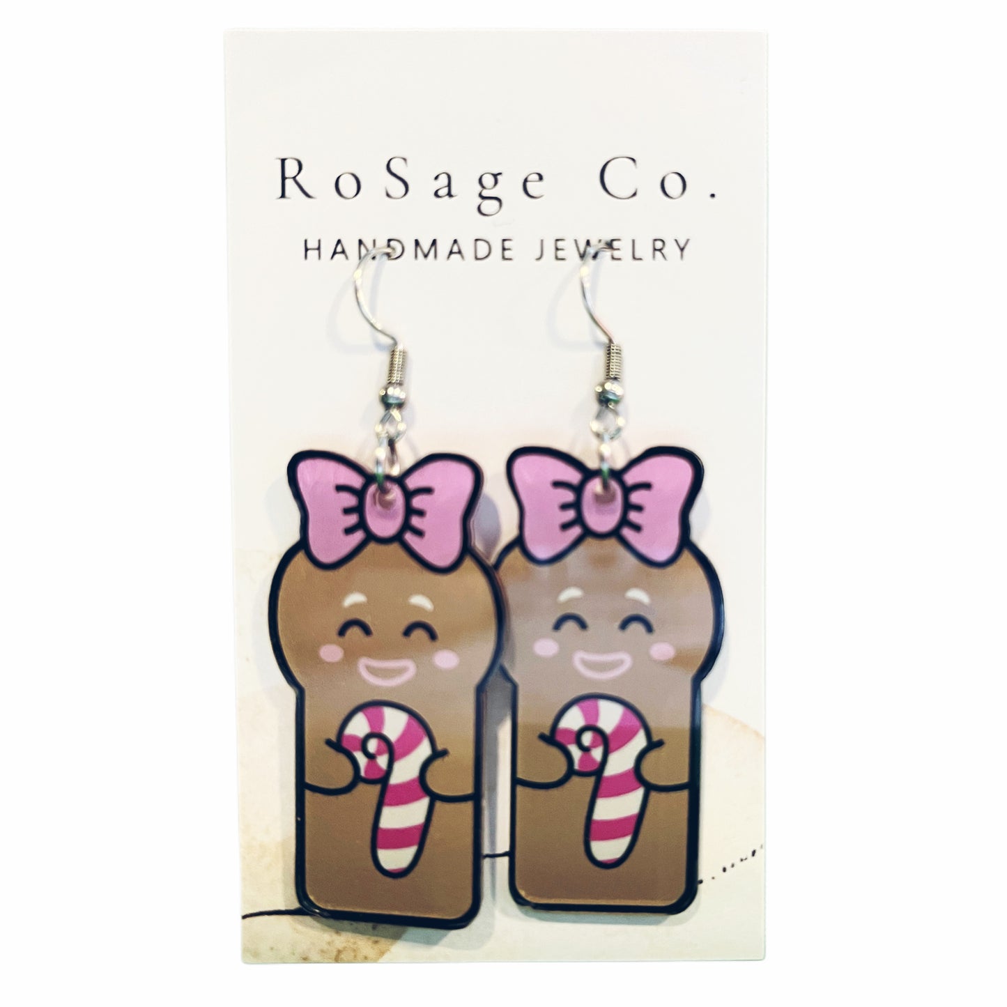 Gingerbread Woman Earrings