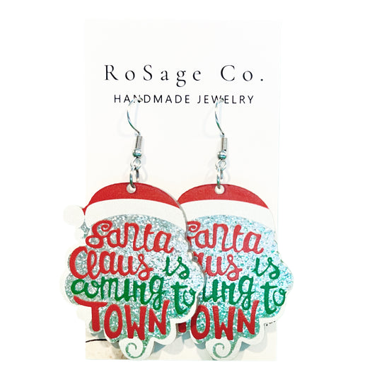 Santa Claus is Coming to Town Earrings
