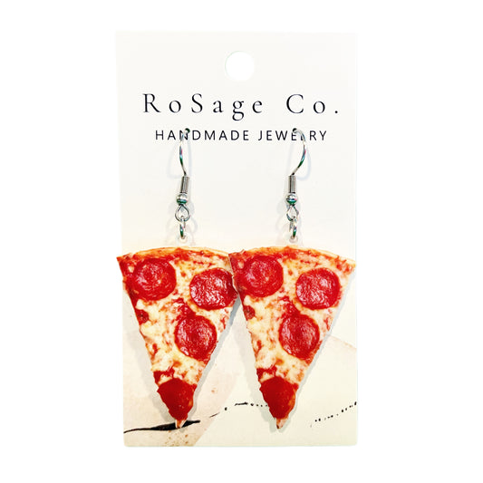 Pizza Earrings