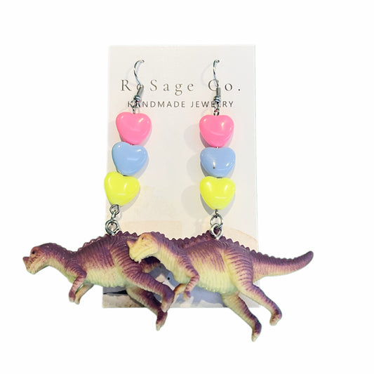 Meat Eater Dinosaur Earrings