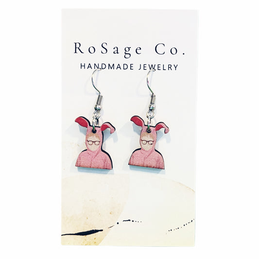 Ralphie from A Christmas Story Bust Earrings