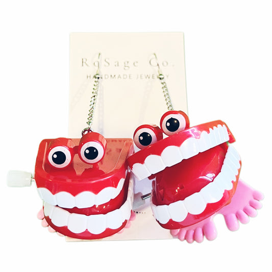 Talking Denture Earrings