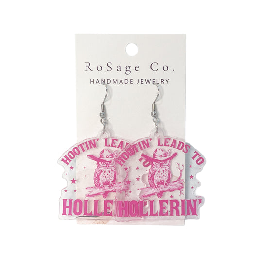 Hootin' Leads to Hollerin' Earrings