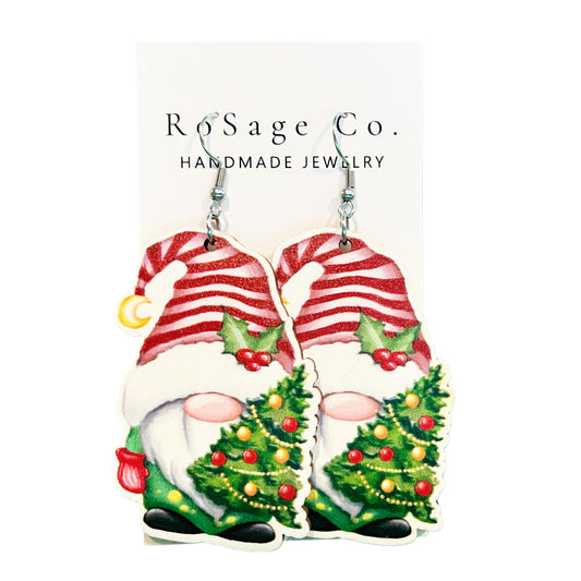 Christmas Gnome Earrings